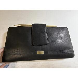 Rolfs Vintage Black Leather Wallet